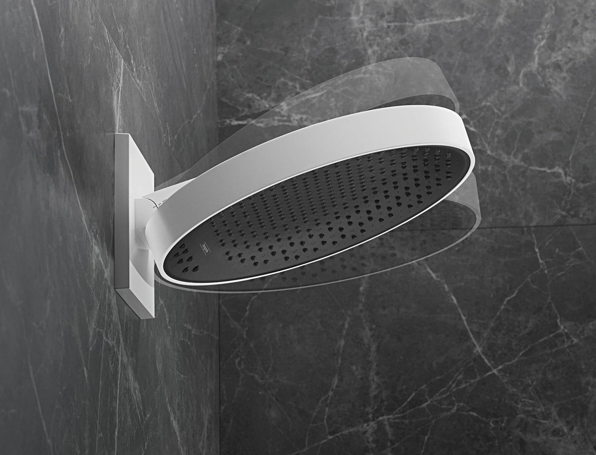HANSGROHE Kopfbrause Rainfinity 360 3jet Wandmontage Chrom – 3 Strahlarten & Antikalk