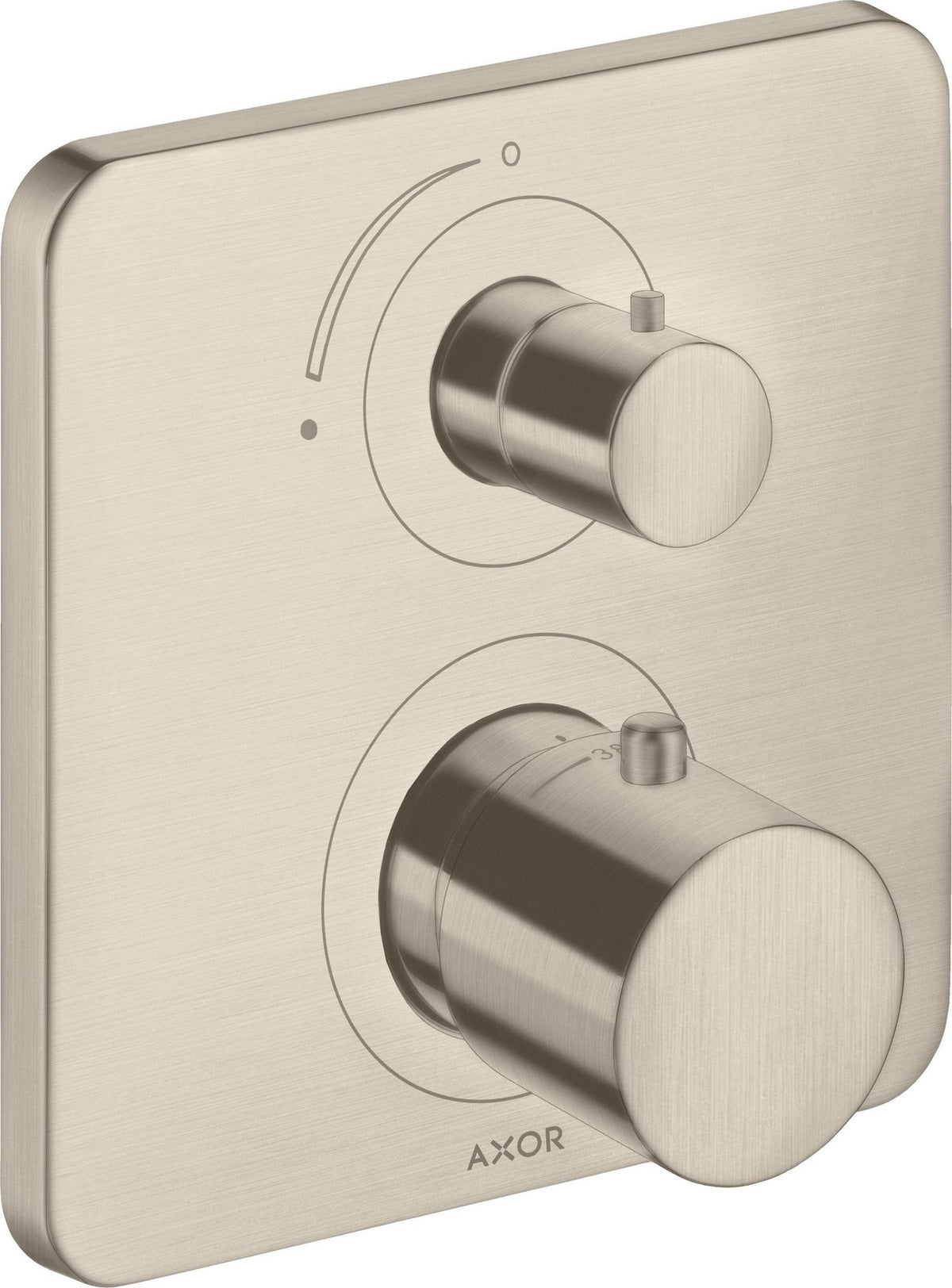 AXOR Citterio M Unterputz-Thermostat mit Abstellventil, chrom – 1 Verbraucher