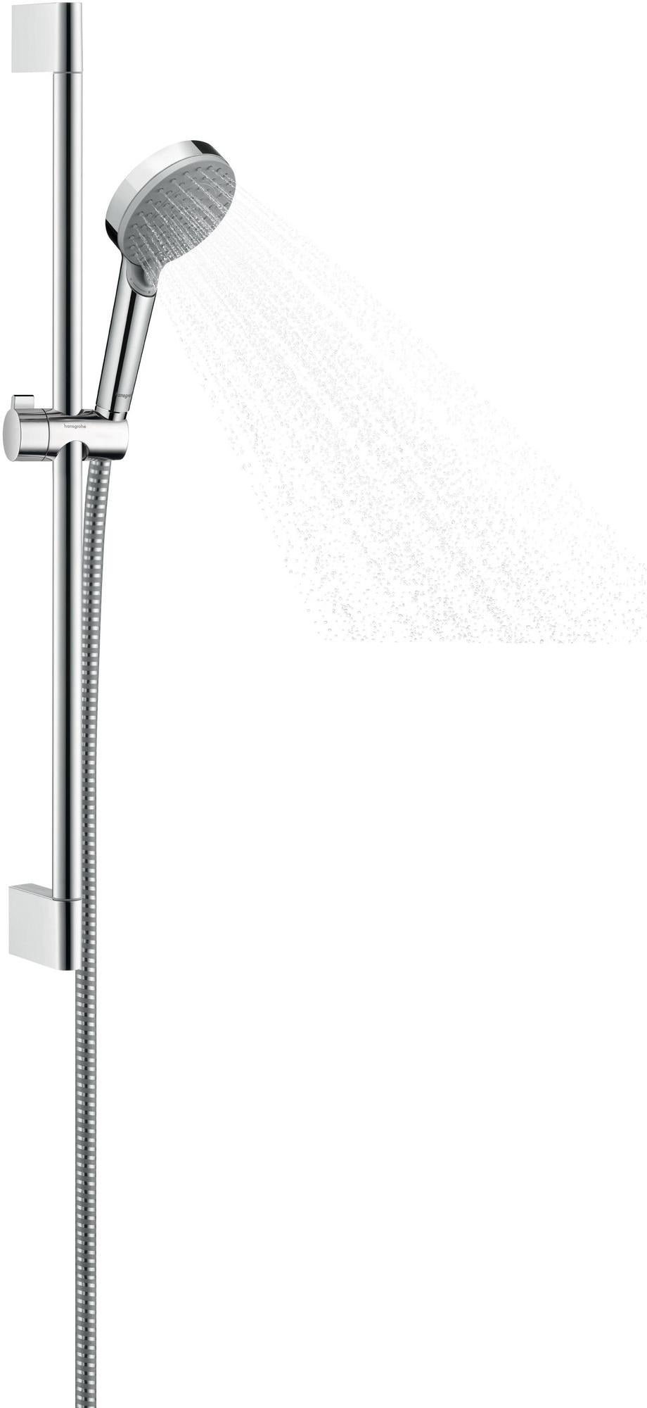 Hansgrohe VERNIS Blend Brauseset Vario/Unica 650 mm Chrom – Handbrause mit 2 Strahlarten
