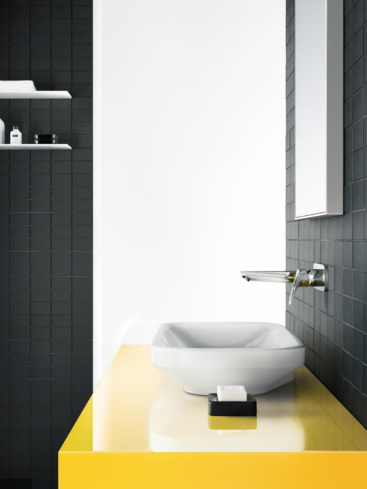 HANSGROHE Logis Einhebel-Waschtischmischer Unterputz DN 15 mit 195 mm Auslauf in Chrom