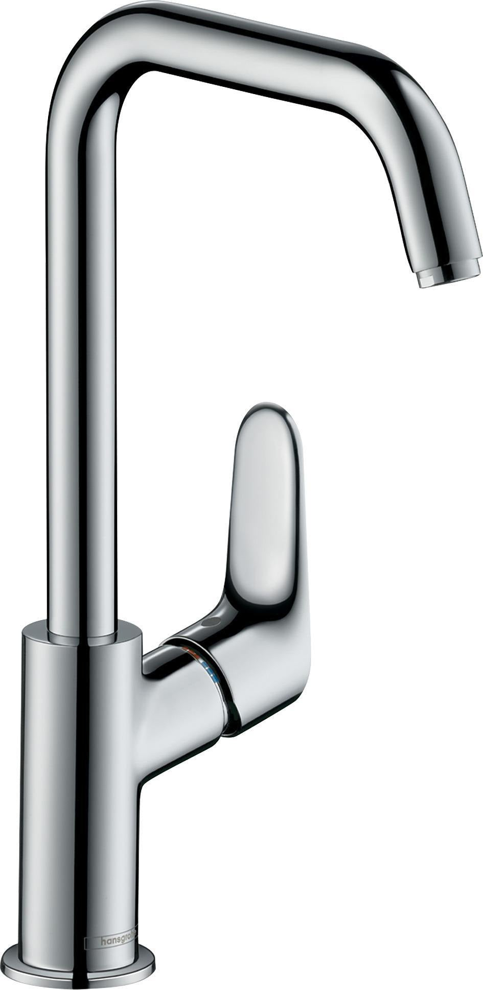 Hansgrohe Focus 240 Einhebel-Waschtischmischer mit Schwenkauslauf, chrom, ohne Ablaufgarnitur