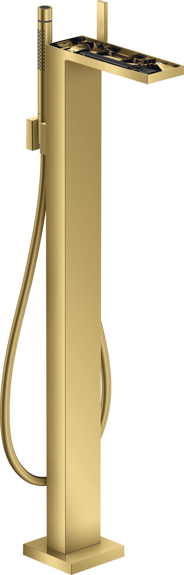 AXOR MYEDITION Einhebel-Wannenmischer bodenstehend ohne Platte polished gold optic von Hansgrohe