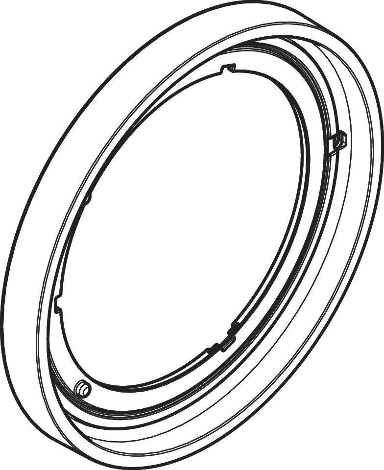 Hansgrohe Verlängerungsrosette ShowerSelect Comfort 5 mm Chrom – 170 mm Durchmesser