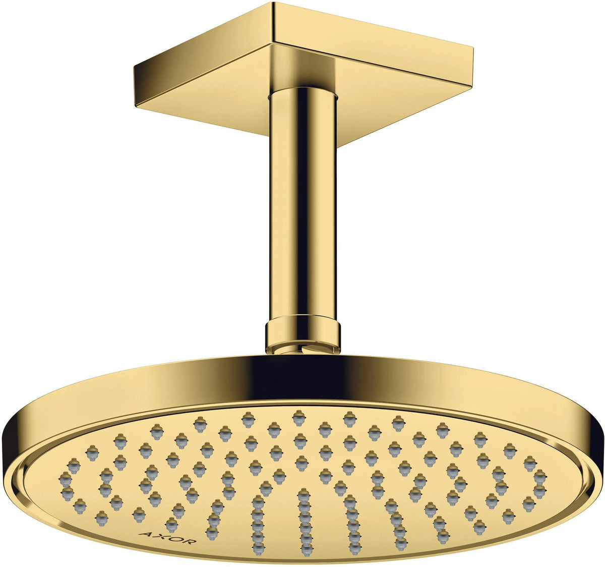 AXOR Kopfbrause 220 1jet EcoSmart Chrom – 220 mm Rain-Duschkopf für Wand- und Deckenmontage