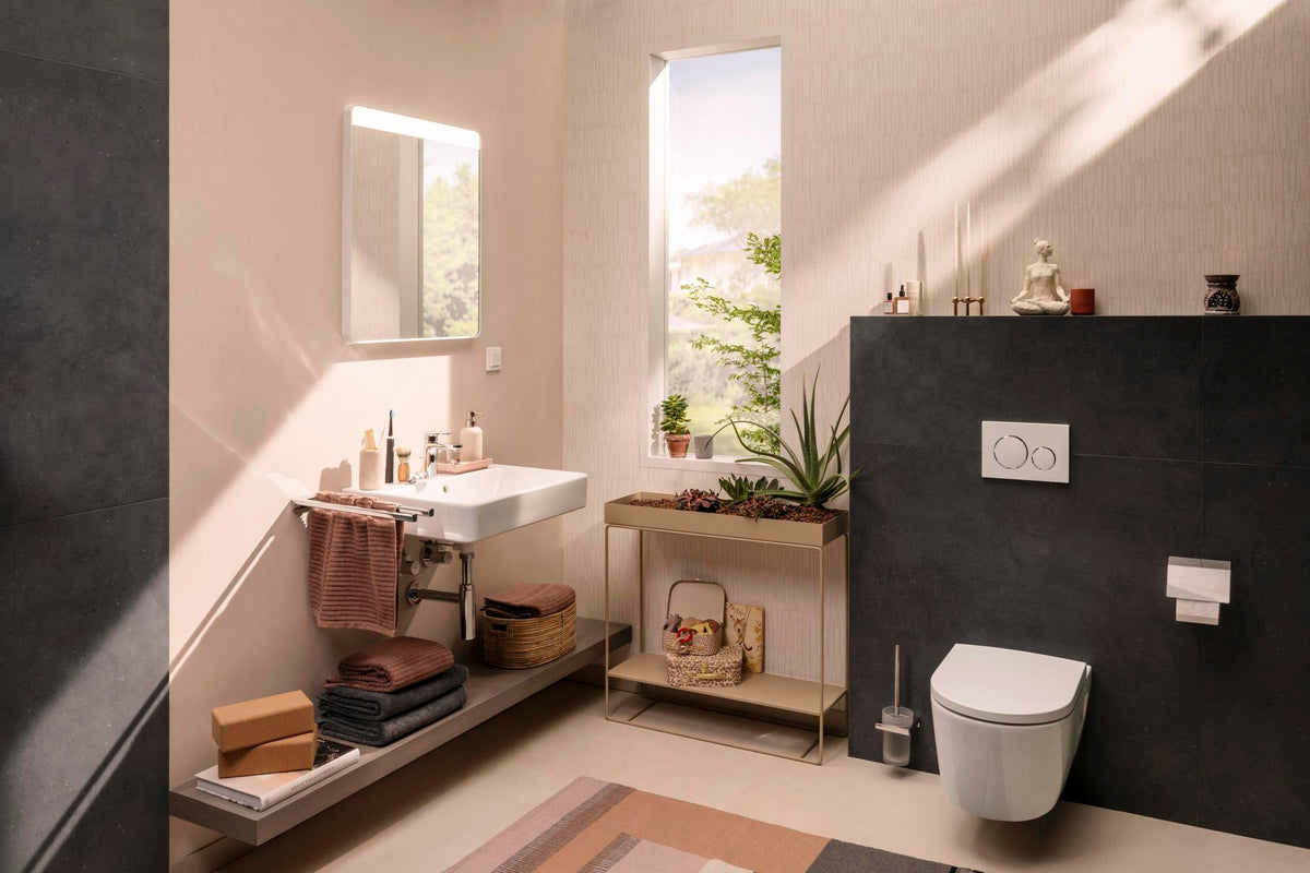 HANSGROHE WC-Sitz EluPura Original S weiß – glänzend, abnehmbar, Montage von oben
