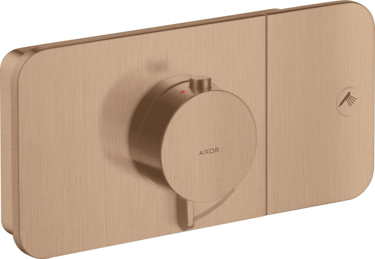AXOR One Thermostatmodul Unterputz für 1 Verbraucher mit Select-Tasten und Eco-Funktion in Chrom