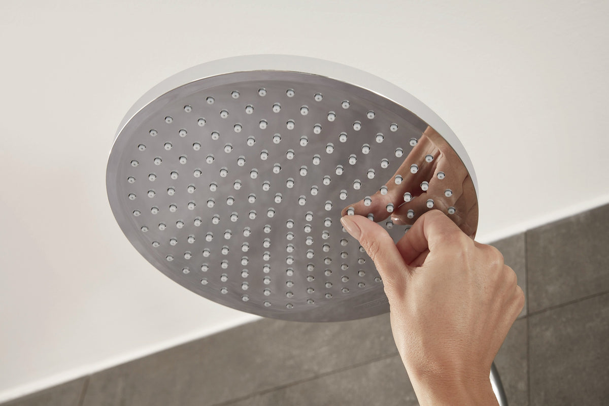 HANSGROHE Showerpipe Crometta S 240 mit Thermostat Ecostat 1001 CL – Chrom