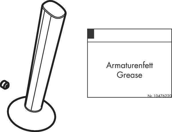 HANSGROHE PuraVida Mischer-Griff Chrom – Ersatzgriff für Waschtisch- und Wannenmischer