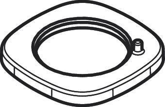 hansgrohe Rosette für Waschtischmischer Mattschwarz – Ersatzteil Logis Slim
