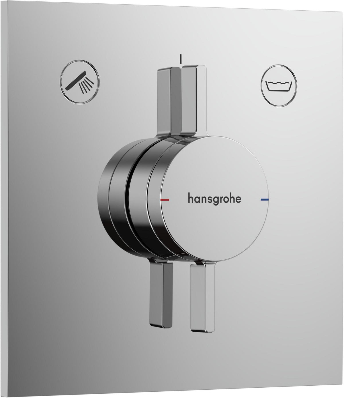 HANSGROHE DuoTurn E Unterputz-Mischer 2 Verbraucher Chrom – Thermostat & Umsteller