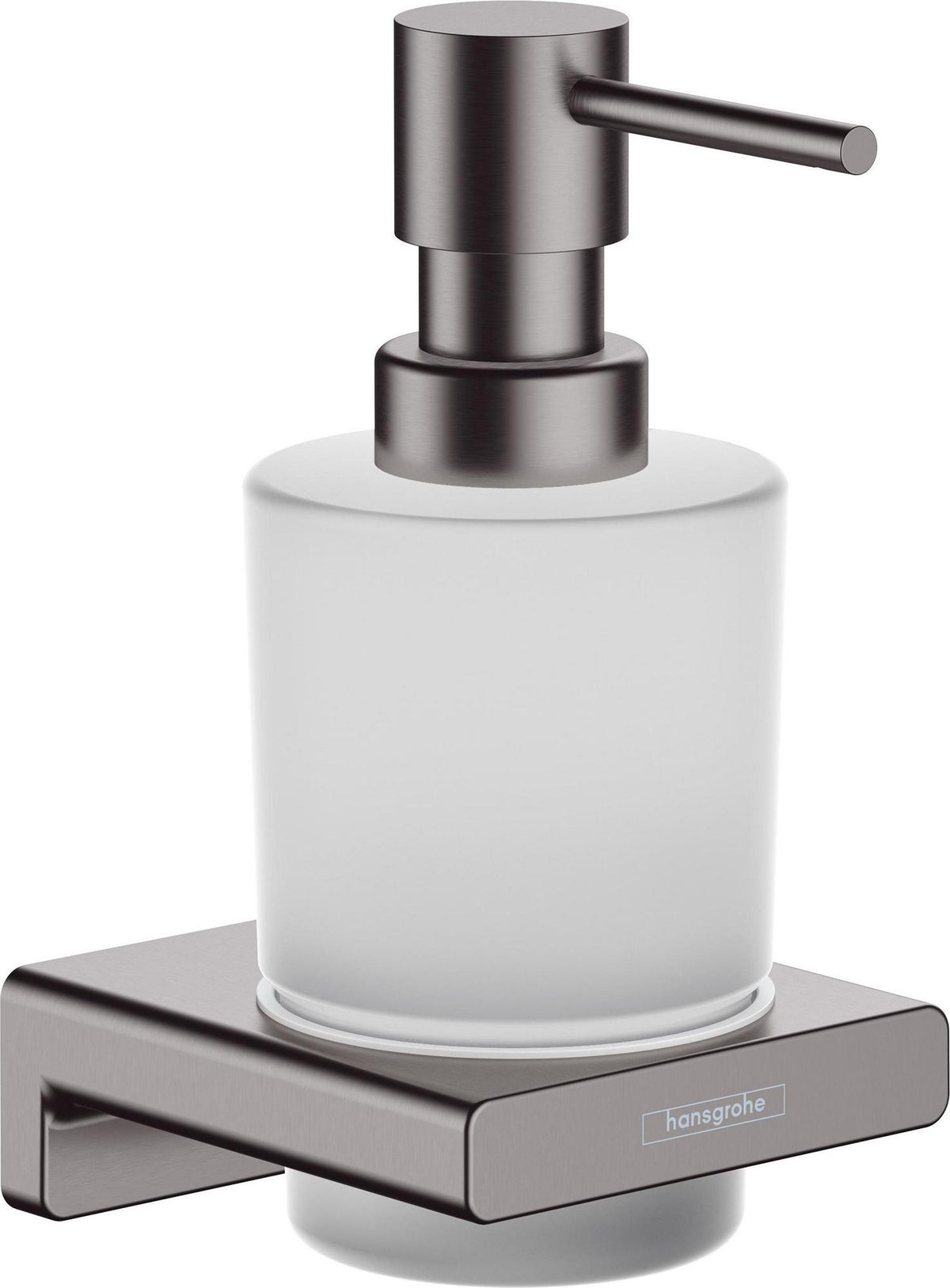 HANSGROHE AddStoris Lotionspender Wandmontage Chrom – 200 ml Flüssigseife, Mattglas