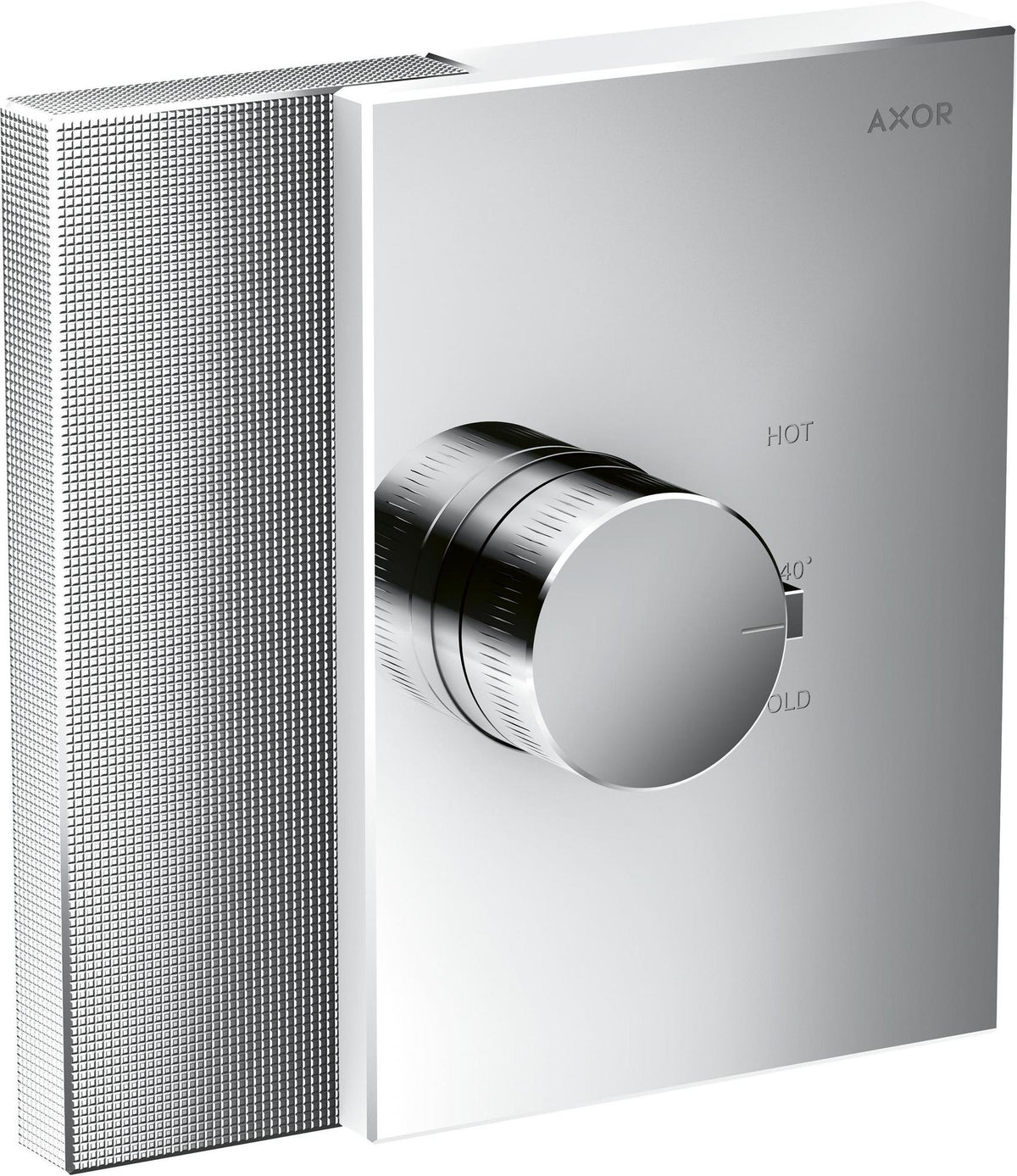 AXOR Edge High Flow Thermostat Unterputz Fertigset Diamantschliff Chrom – 59 l/min