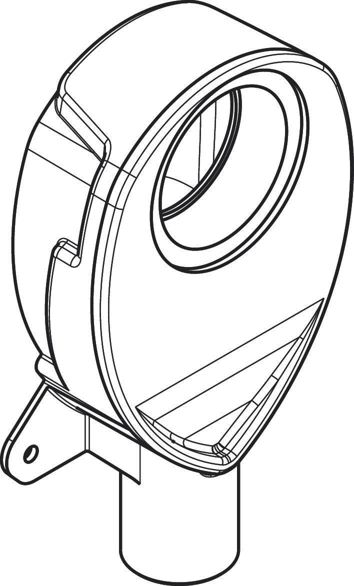 Hansgrohe RainDrain Allrounde flach Siphon – flacher Ablauf für bodengleiche Duschen