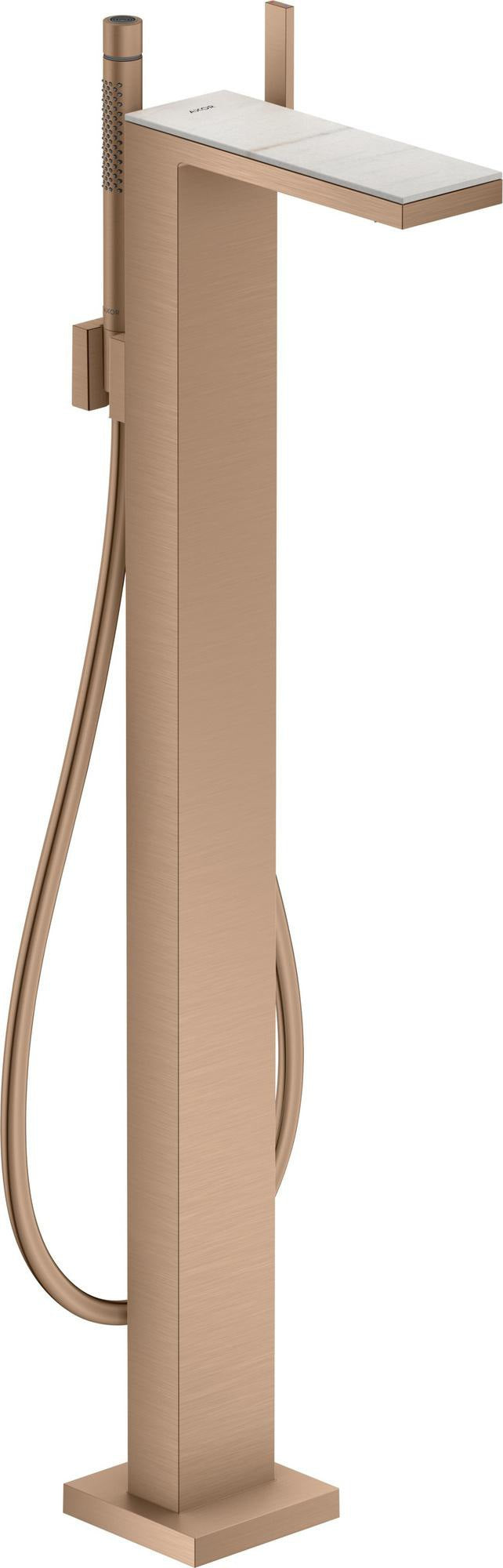 AXOR MYEDITION Einhebel-Wannenmischer bodenstehend ohne Platte polished gold optic von Hansgrohe