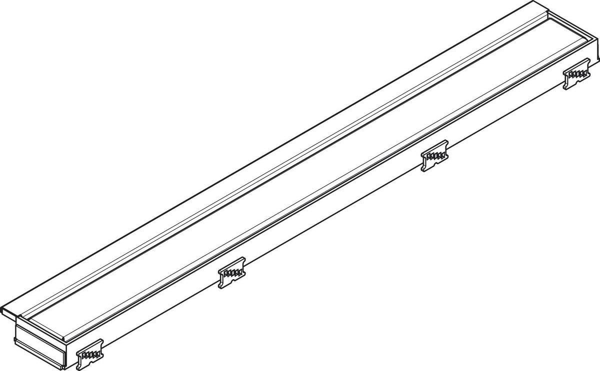 HANSGROHE RainDrain Match Duschrinne 600 mm mattschwarz höhenverstellbar
