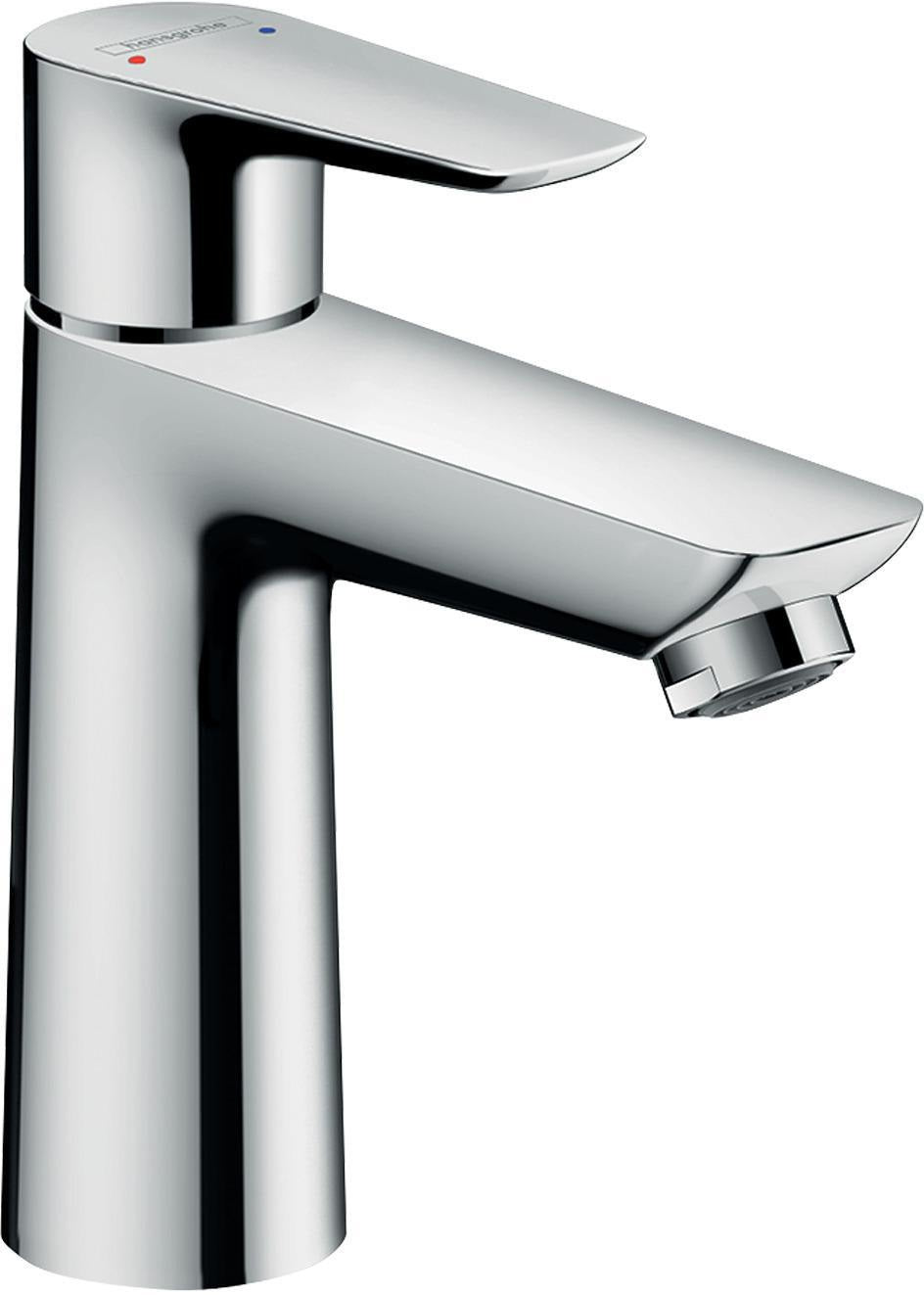 HANSGROHE Talis E Einhebel-Waschtischmischer 110 mit Ablaufgarnitur, chrom – ComfortZone, 5 l/min