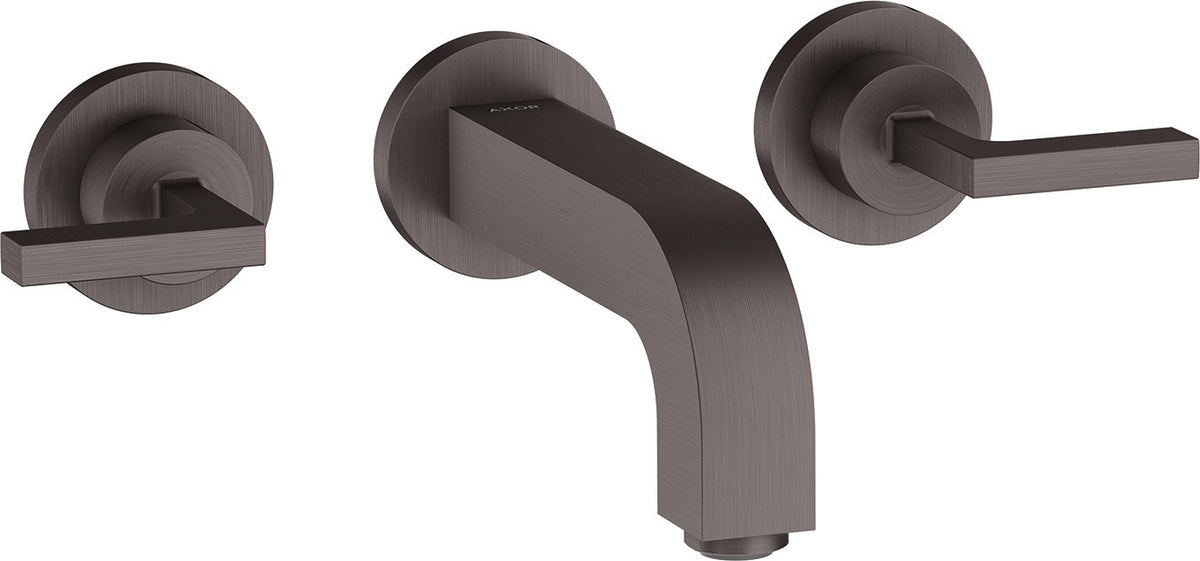 AXOR CITTERIO 3-Loch-Waschtischarmatur DN 15, Unterputz, Hebelgriffe, Chrom – von Hansgrohe