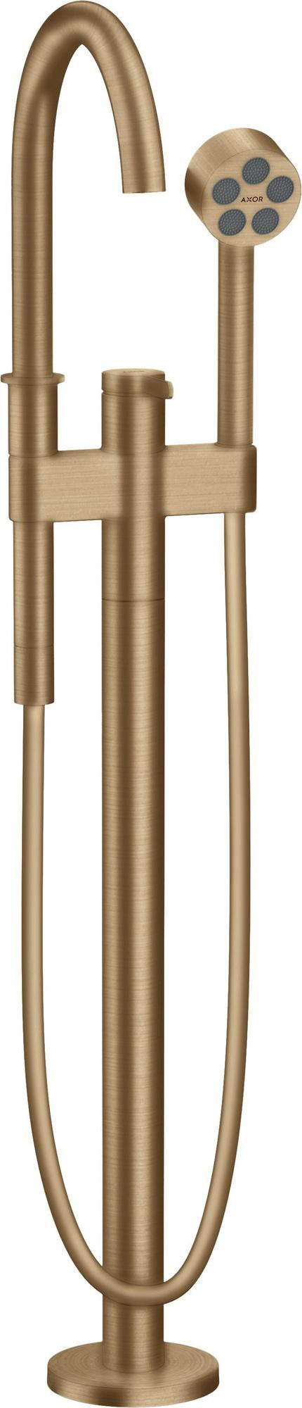 AXOR ONE Fertigmontageset Einhebel-Wannenmischer bodenstehend Chrom von Hansgrohe