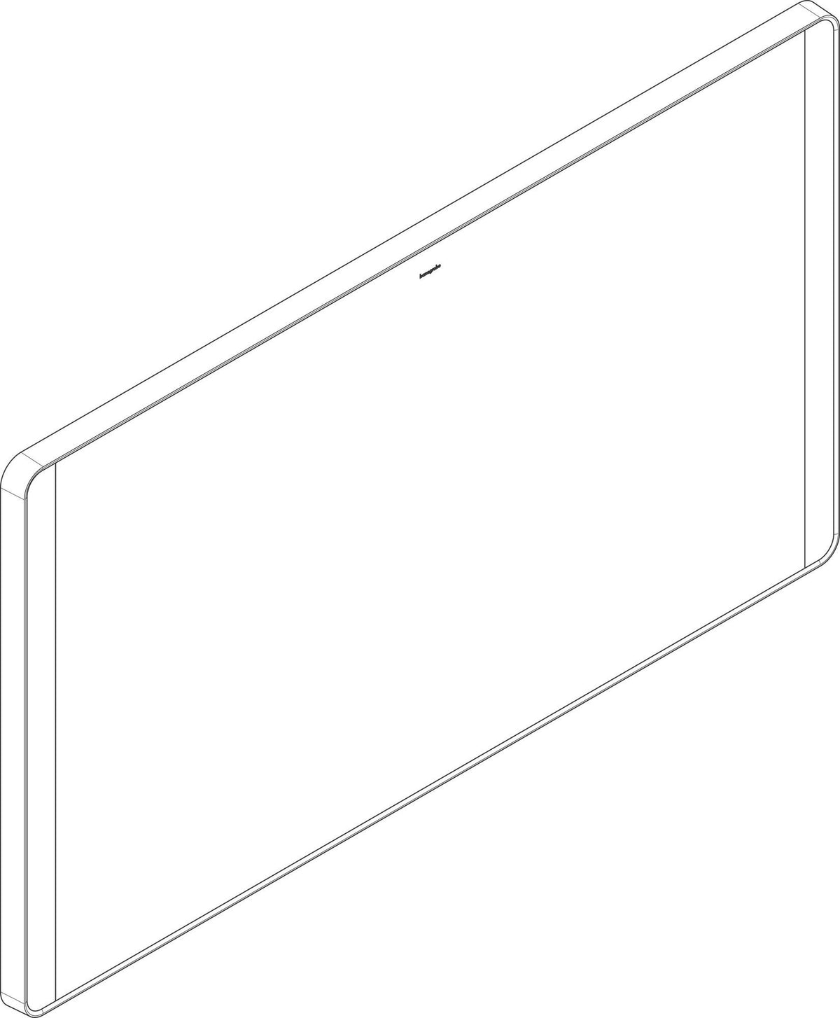 HANSGROHE Spiegel Xarita Lite Q 1000 mm mit seitlicher LED-Beleuchtung und Touchless-Sensor