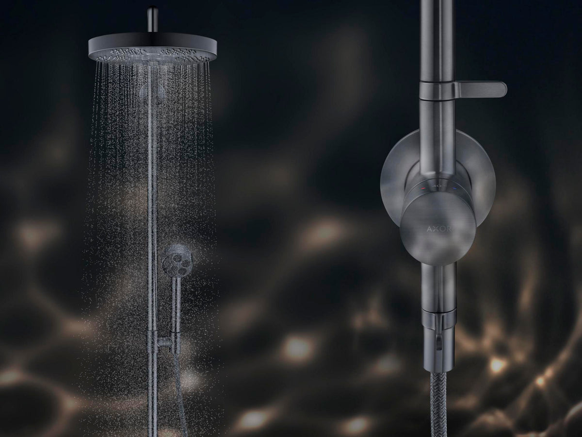 AXOR One Showerpipe Unterputz mit Thermostat & Kopfbrause 280 1jet Chrom – Hansgrohe