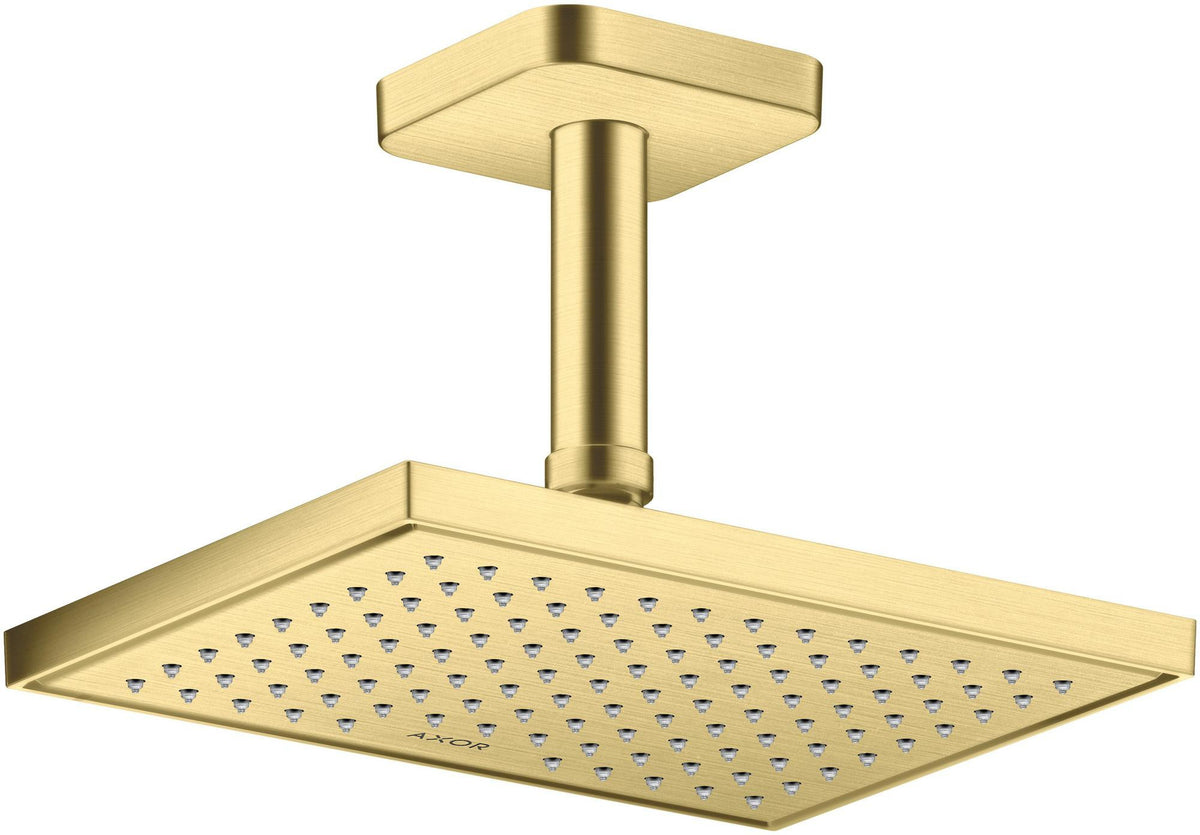 AXOR Kopfbrause 245 x 185 mm 1 Jet EcoSmart Chrom – Rain-Duschkopf für Wand- und Deckenmontage