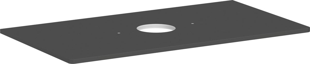 HANSGROHE Xelu Q Konsole 980 mm mit mittigem Ausschnitt – Weiß Hochglanz