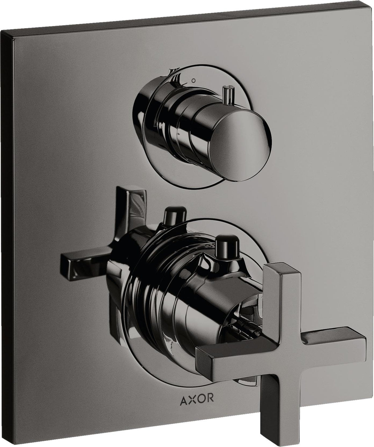 AXOR CITTERIO Unterputz-Thermostat mit Ab-/Umstellventil Kreuzgriff Chrom