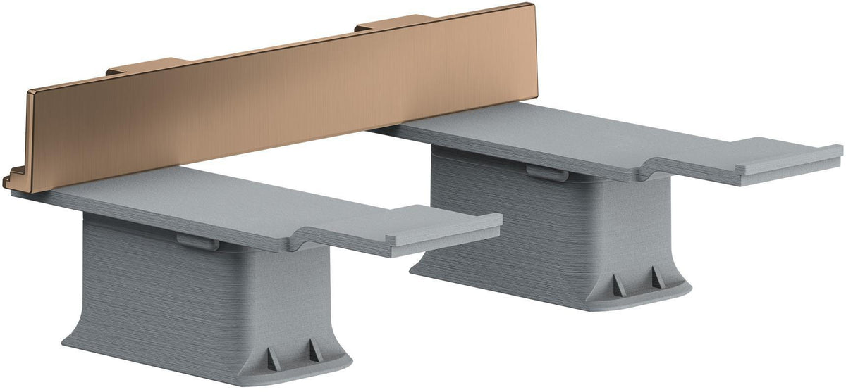 AXOR Universal Adapterset zur Montage von Accessoires auf Reling – chrom, Softsquare