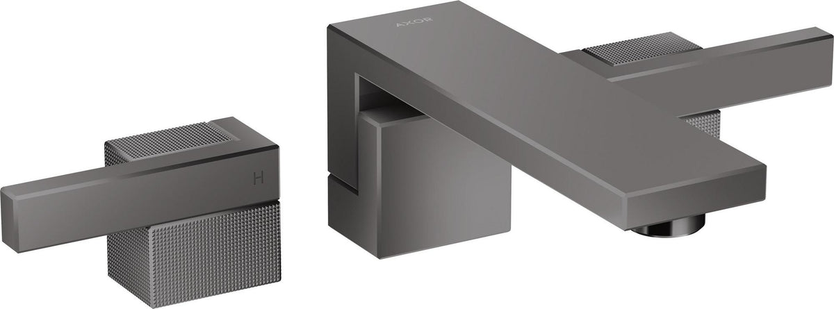 AXOR Edge 3-Loch Waschtischarmatur F-Set Wandmontage Diamantschliff Chrom – Hansgrohe