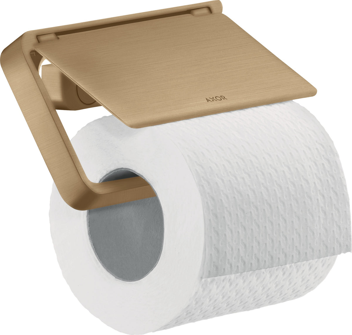 AXOR Universal Papierhalter Wandmontage Chrom – Toilettenpapier-Rollenhalter mit Deckel