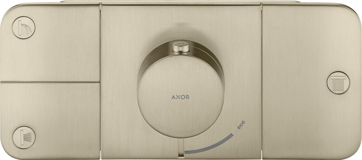 AXOR One Thermostatmodul für 3 Verbraucher – Chrom, Select-Tasten, Eco-Funktion
