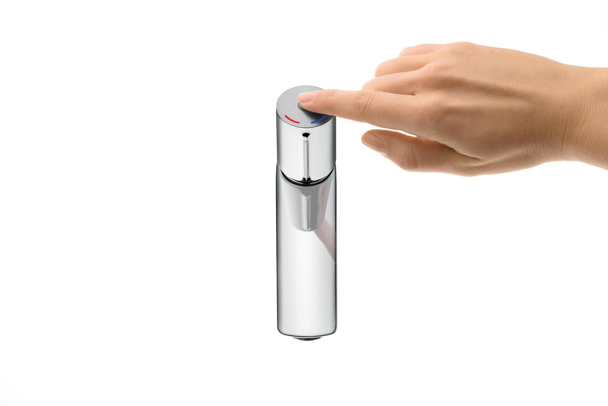 HANSGROHE Talis E Select Waschtisch-Einhandhebelmischer DN 15 Chrom mit Zugstangen-Ablaufgarnitur
