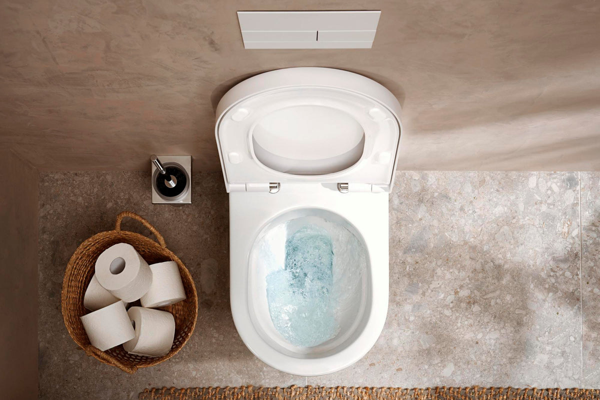 HANSGROHE WC-Sitz EluPura S SoftClose QuickRelease mit Befestigung von oben, weiß glänzend