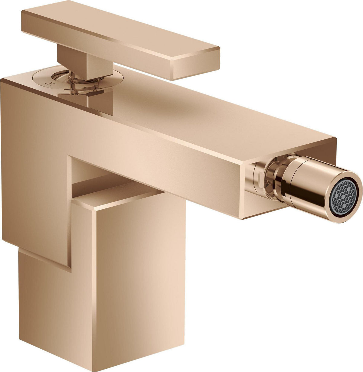 AXOR Edge Einhebel-Bidetmischer Chrom mit Push-Open Ablaufgarnitur