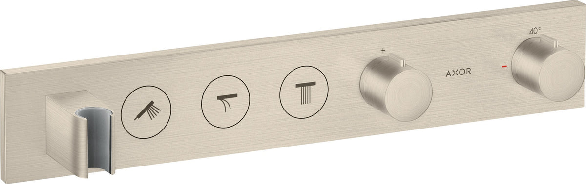 AXOR ShowerSolutions Select Thermostatmodul 530/90 Chrom – 3 Verbraucher, gleichzeitige Nutzung