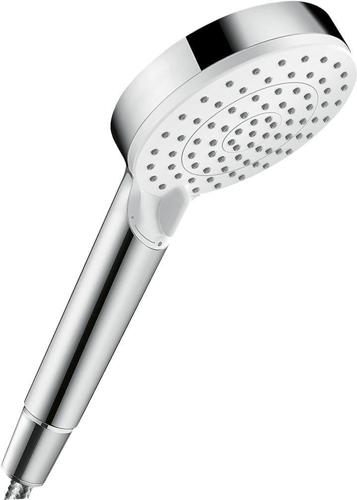 HANSGROHE Handbrause Crometta Vario DN 15, 2 Strahlarten, EcoSmart 9 l/min, weiß/chrom