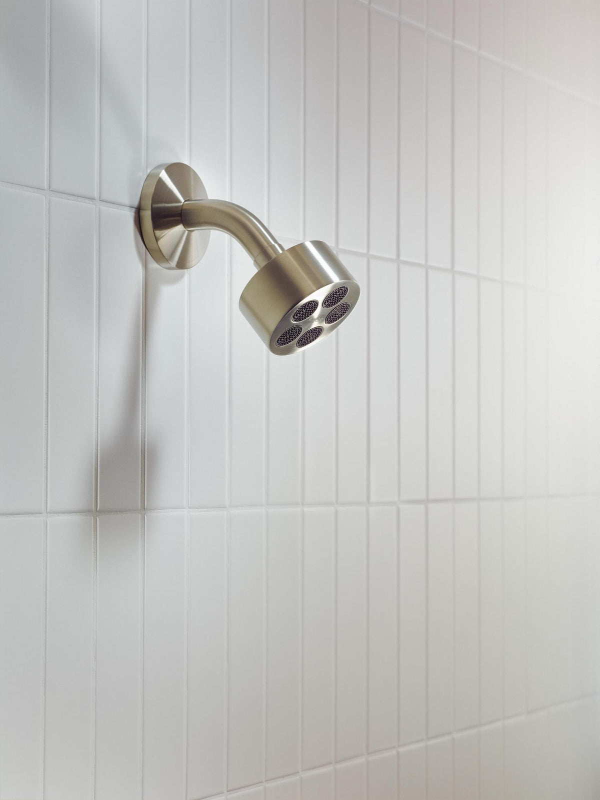 AXOR ONE 75 1jet EcoSmart Kopfbrause mit Brausearm – PowderRain, chrom