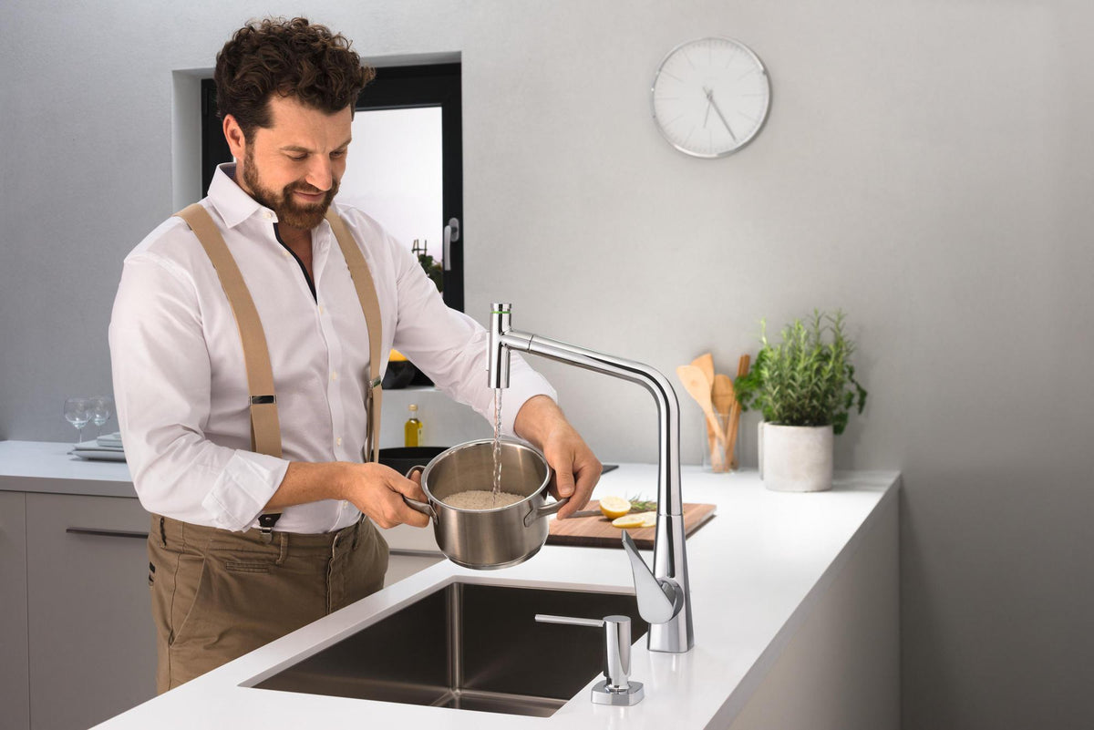 HANSGROHE HG Spültischmischer 320 Select 2jet sBox Ausziehbrause M7117-H320 chrom