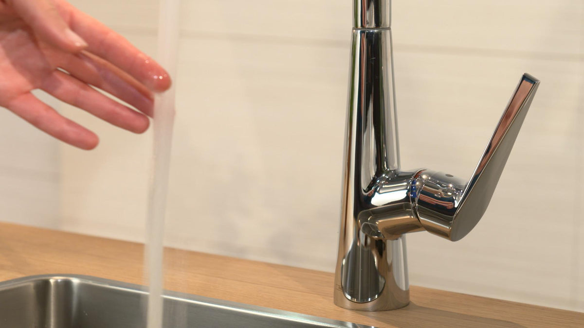 HANSGROHE Talis S Einhebel-Spültischmischer 260 mm ComfortZone mit einstellbarem Schwenkbereich