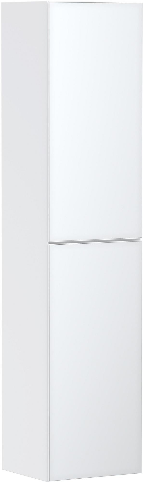 HANSGROHE Hochschrank Xevolos E 1160 mm mit PushOpen, Eiche dunkel/Weiß, grifflos