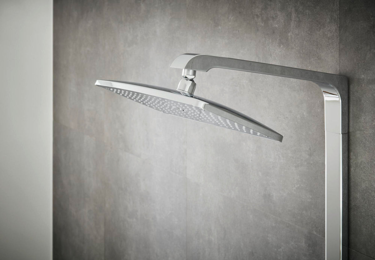 HANSGROHE Showerpipe Raindance Select E 360 mit Thermostat Ecostat Select – Chrom