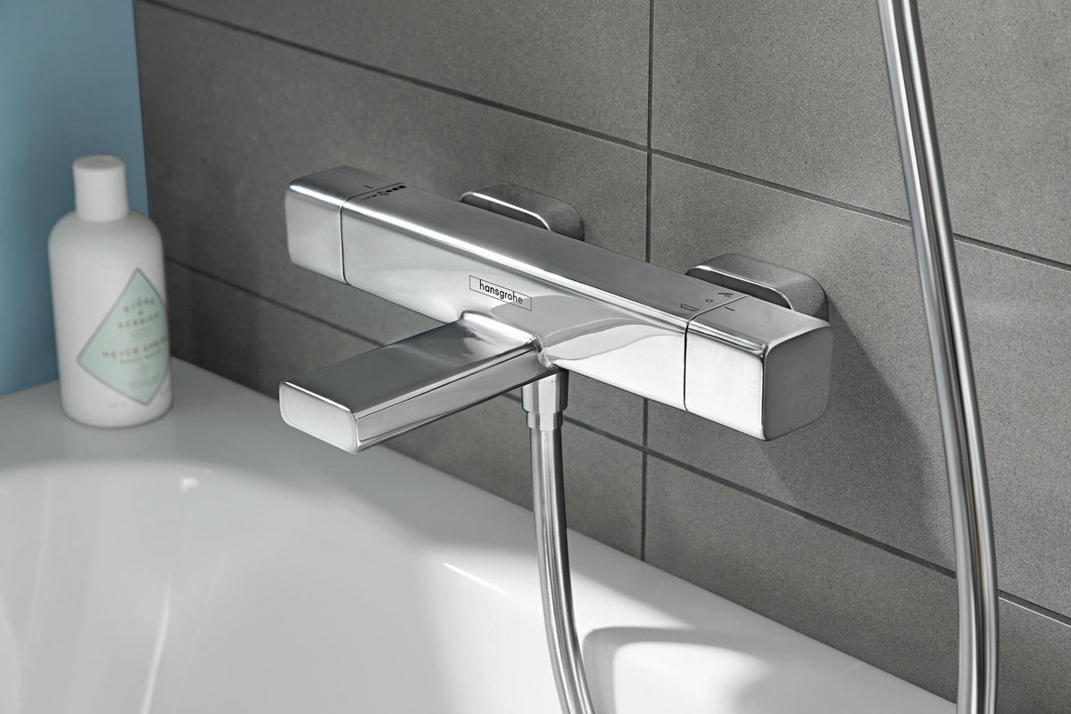 HANSGROHE Ecostat E Wannenthermostat Aufputz Chrom mit CoolContact
