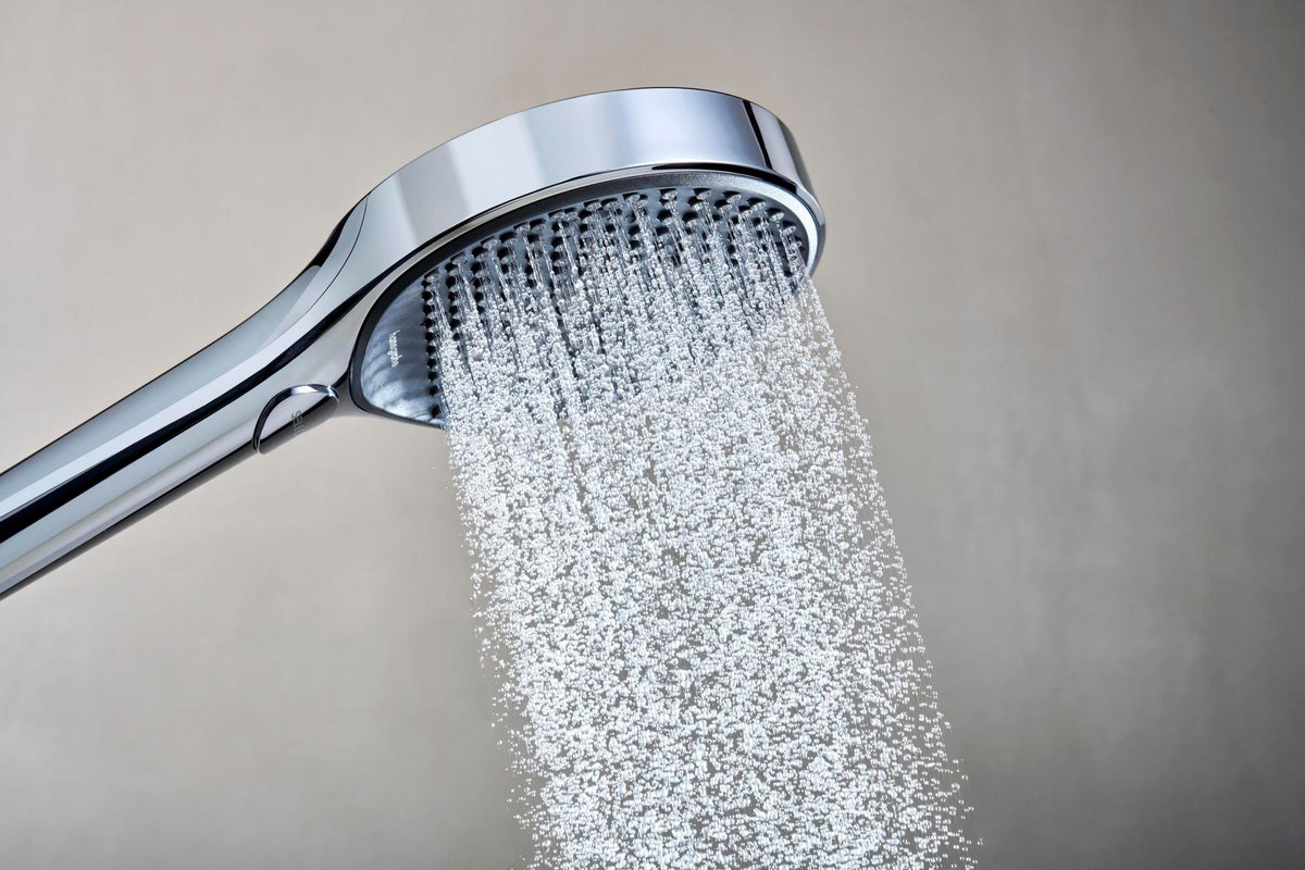 HANSGROHE Rainfinity 130 3jet EcoSmart Handbrause mit Select-Taste und PowderRain