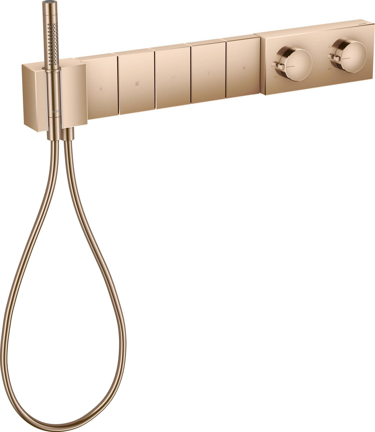 AXOR Edge Thermostatmodul Unterputz Select Fertigset 5 Verbraucher Chrom – Hansgrohe