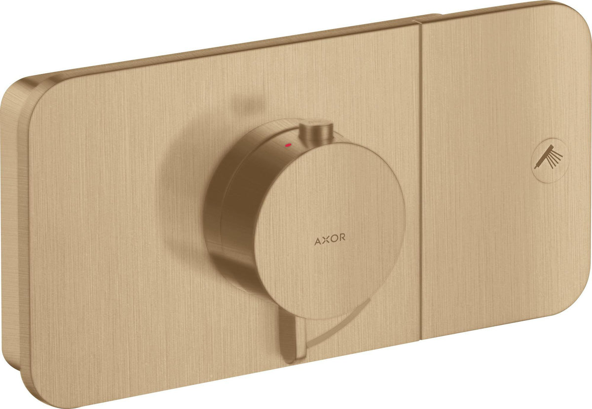 AXOR One Thermostatmodul Unterputz für 1 Verbraucher mit Select-Tasten und Eco-Funktion in Chrom