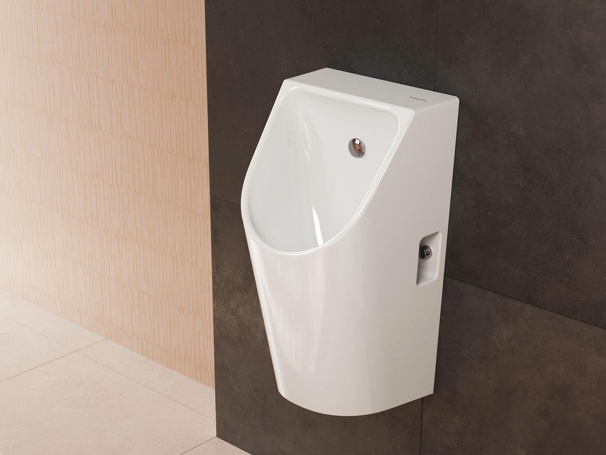 HANSGROHE Urinal EluPura Original S – spülrandlos, SmartClean, Zulauf oben, Ablauf unten