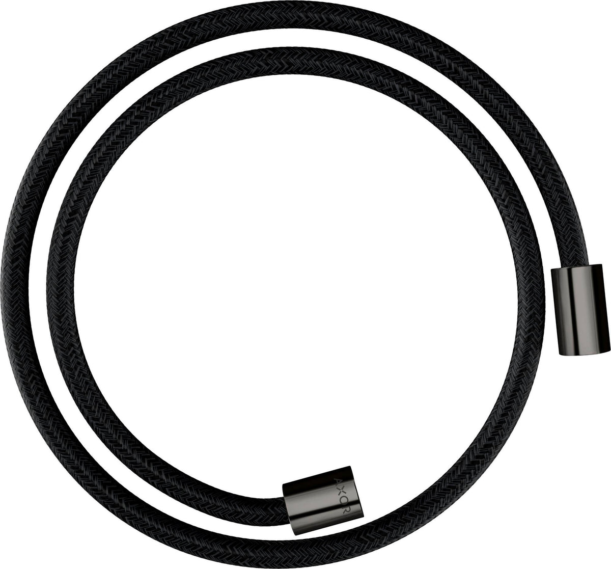 AXOR ShowerSolutions Textilbrauseschlauch 125 cm, chrom – recyceltes PET, knickgeschützt
