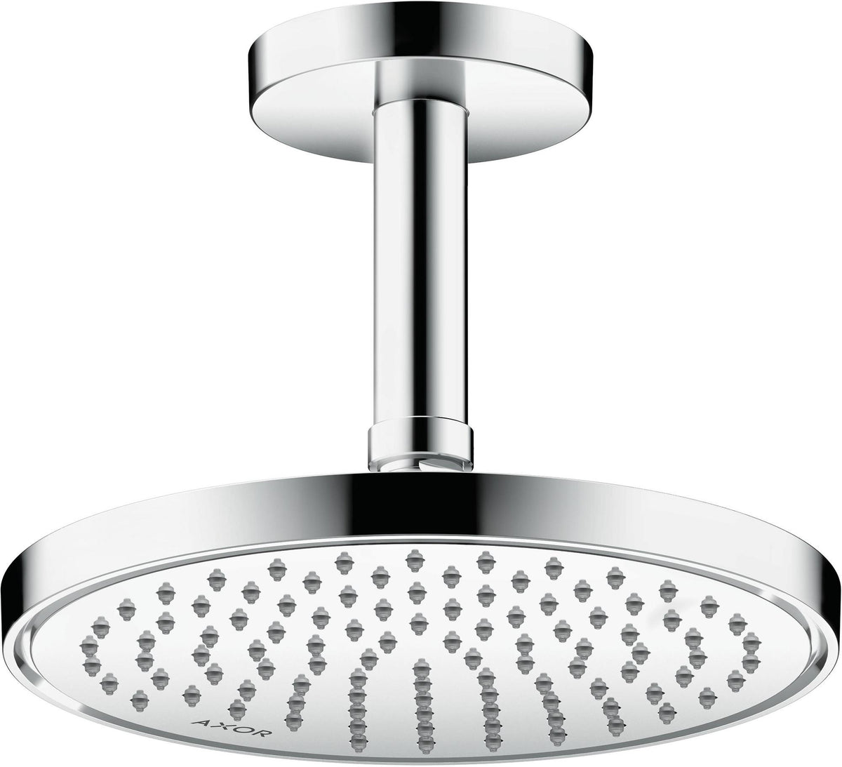 AXOR Kopfbrause 220 1jet EcoSmart Chrom – 220 mm Rain-Duschkopf für Wand- und Deckenmontage