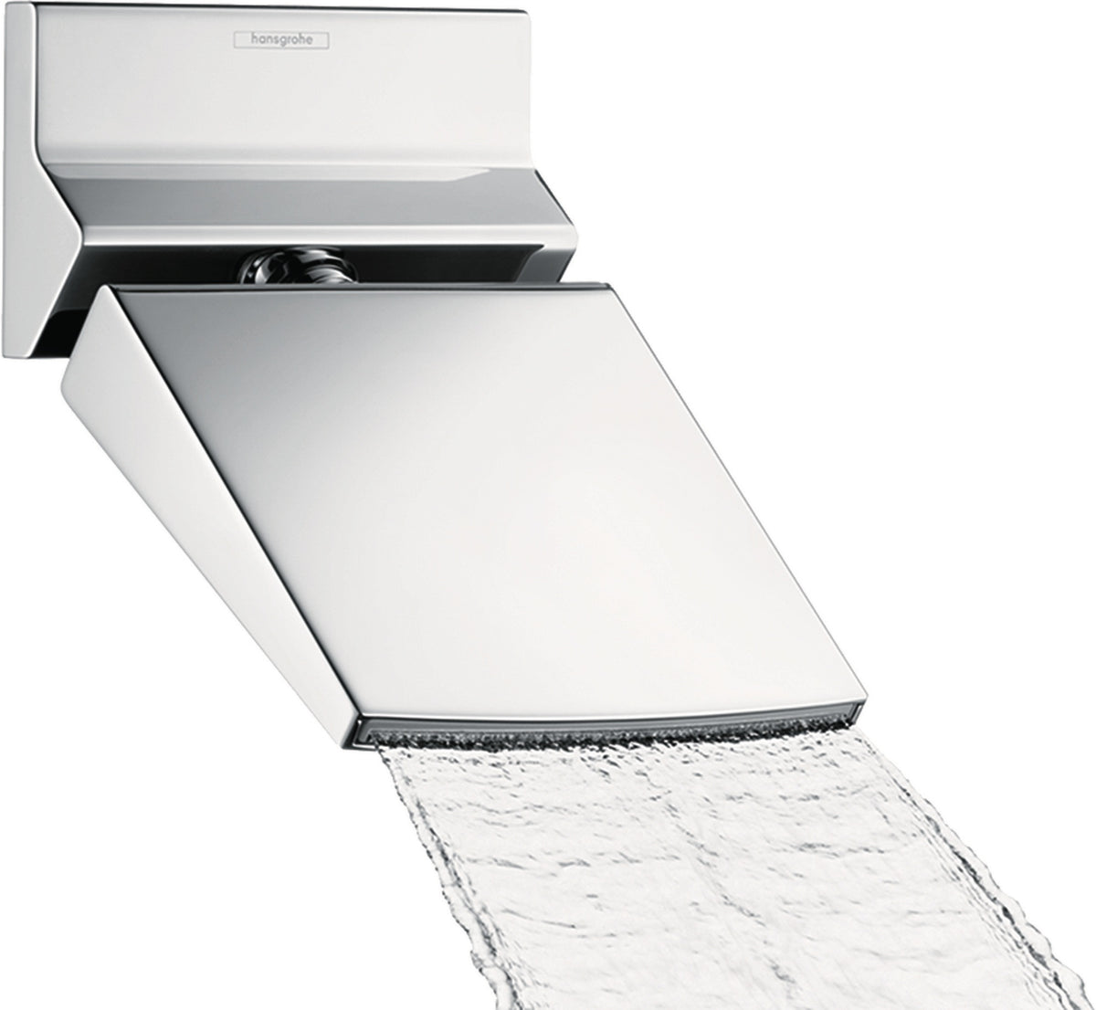 Hansgrohe Raindance Rainfall 150 Kopfbrause, 1 Jet, chrom, DN 15 – Wandmontage, quadratisch