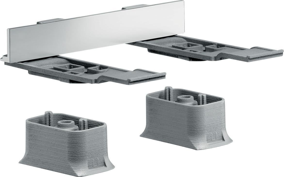 AXOR Universal Adapterset zur Montage von Accessoires auf Reling – chrom, Softsquare